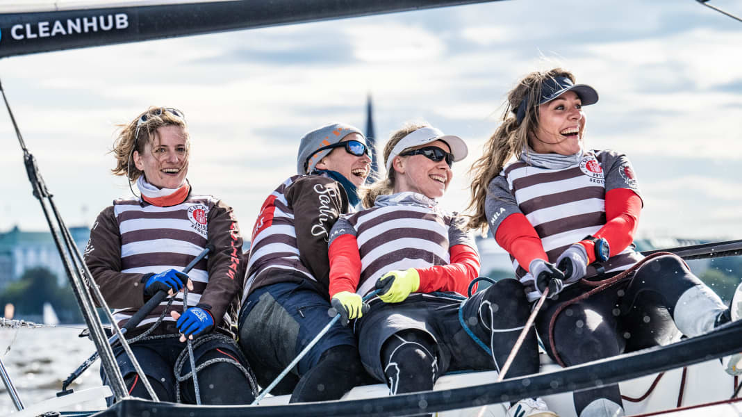 Finale della regata femminile più grande del mondo ad Amburgo: 230 donne festeggiano il piacere dell'Alster alla Helga Cup