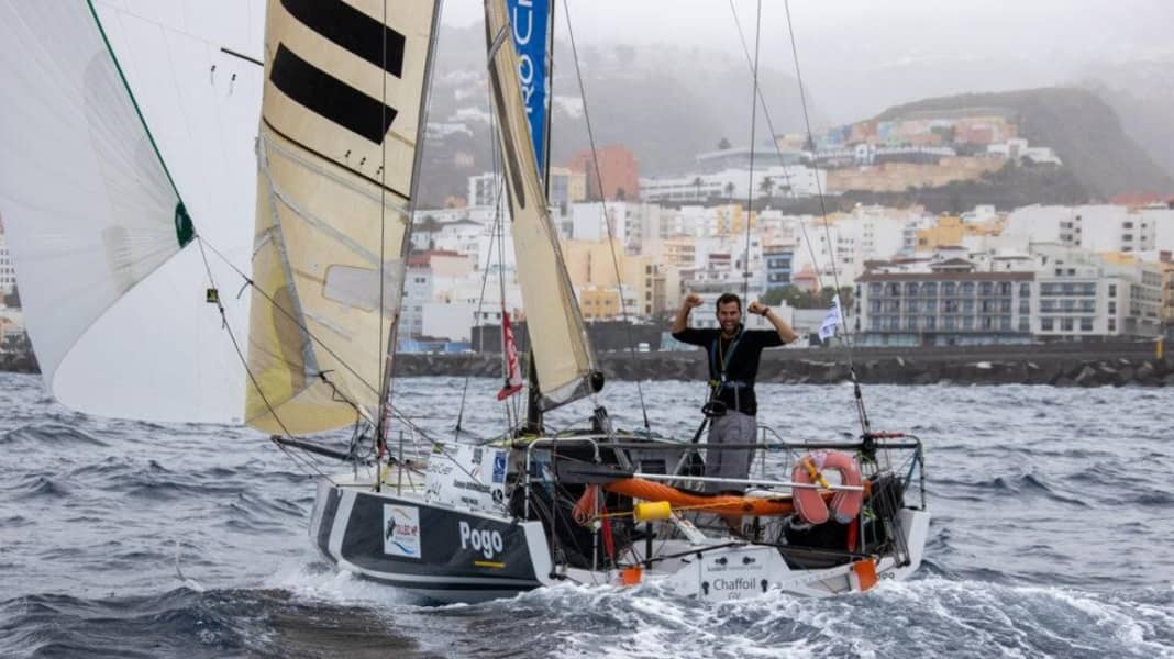Mini-Transat 2021 : Tanguy Bouroullec remporte la première étape du classement proto