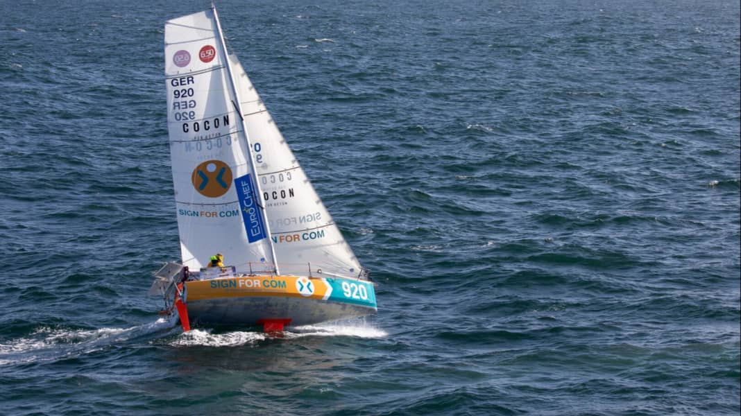 Mini-Transat: credito di tempo per 80 partenti, Melwin Fink continua a comandare