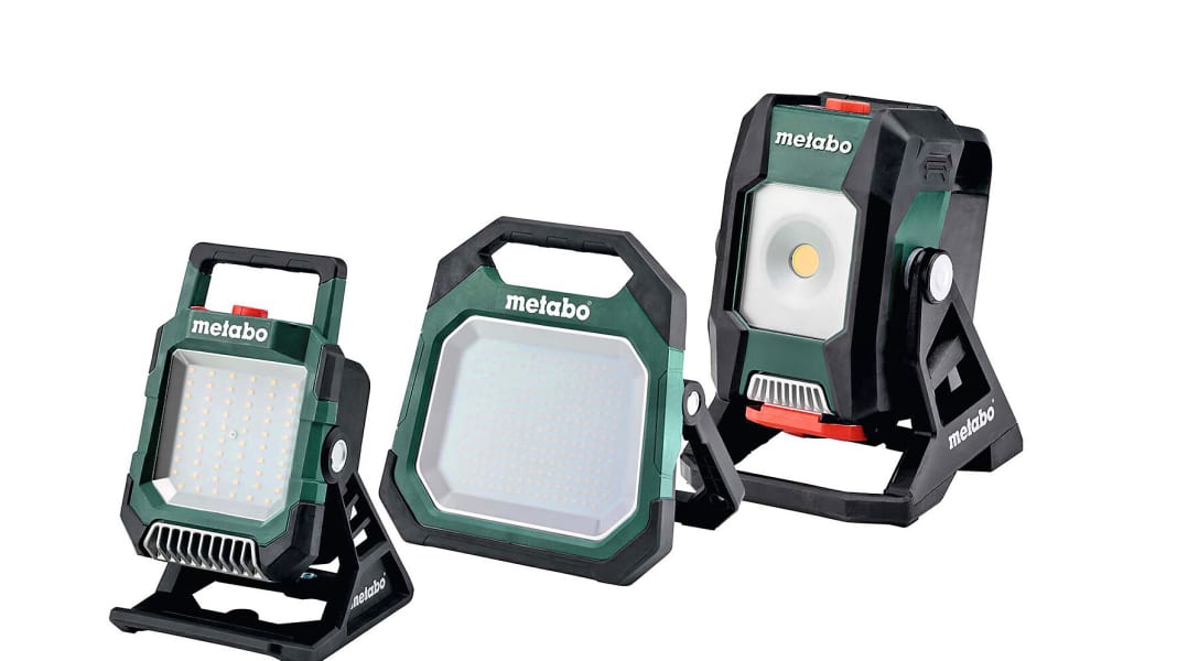 Lighting: Light for winter storage: battery-powered construction spotlights from Metabo
