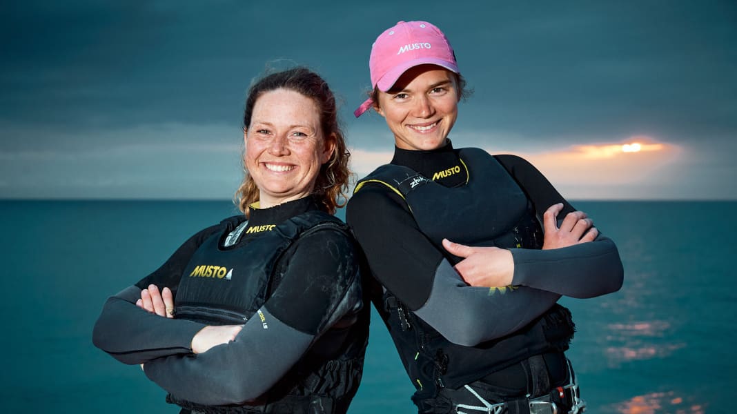 „Girls for Paris“: Nadine Böhm und Lena Weißkichel im 49erFX: Mit Schlachtruf, Gold-Ziel und viel Arbeit auf Kurs Olympia