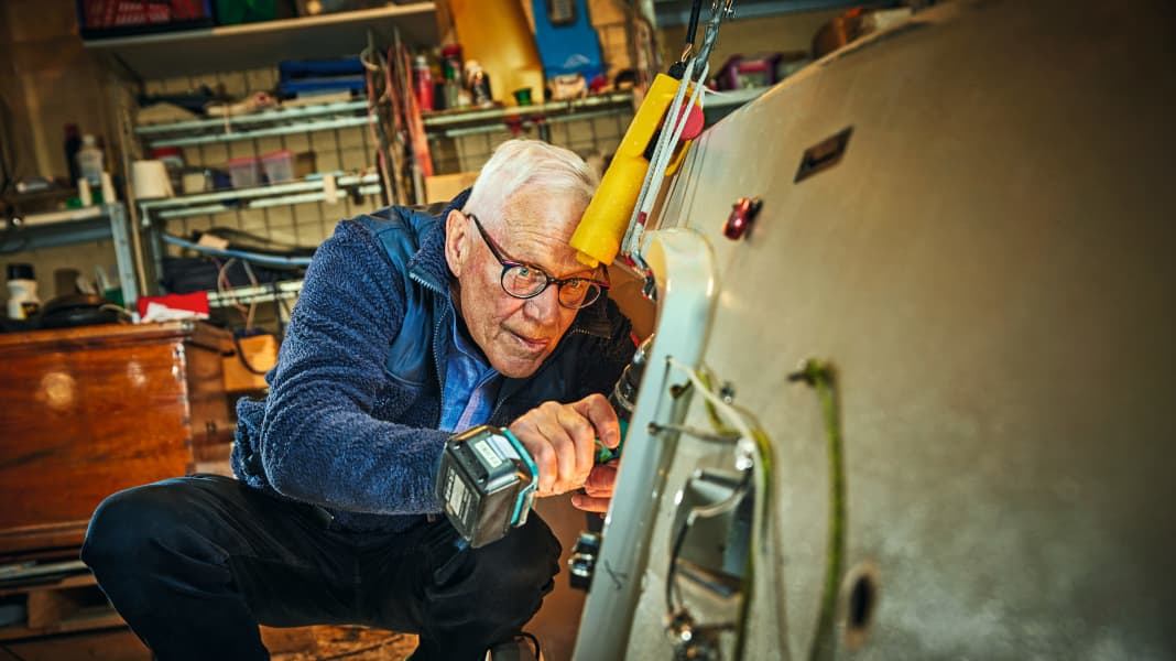 Personnes : Portrait d'un ancien athlète olympique : le Hambourgeois Ulli Libor