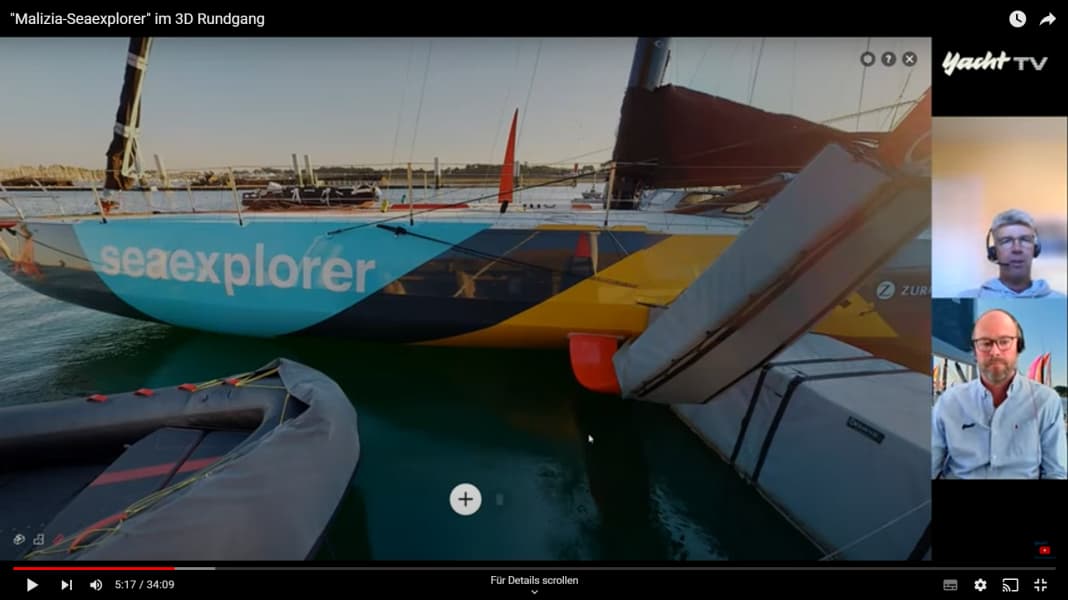 Malizia - Seaexplorer: virtual tour on Boris Herrmann's boat