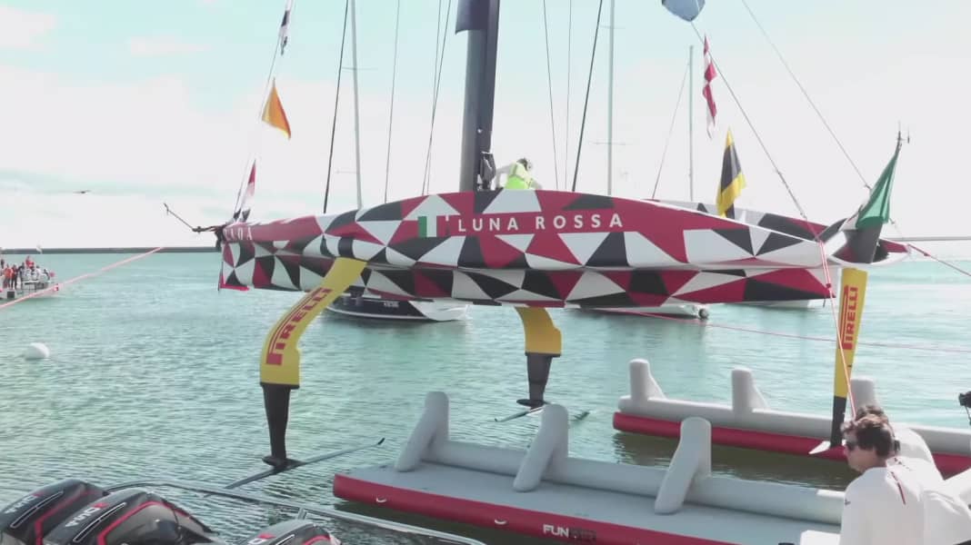 America's Cup : les Italiens présentent un prototype - copié sur le défenseur ?