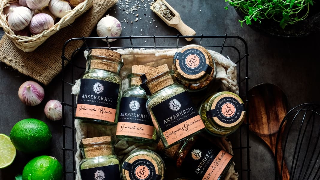 Ankerkraut - Port spice and tea towel set