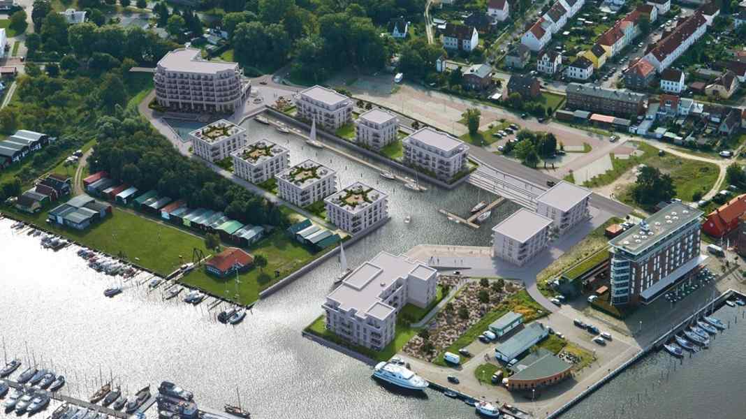 Baltic Sea: New harbour basin in Barth