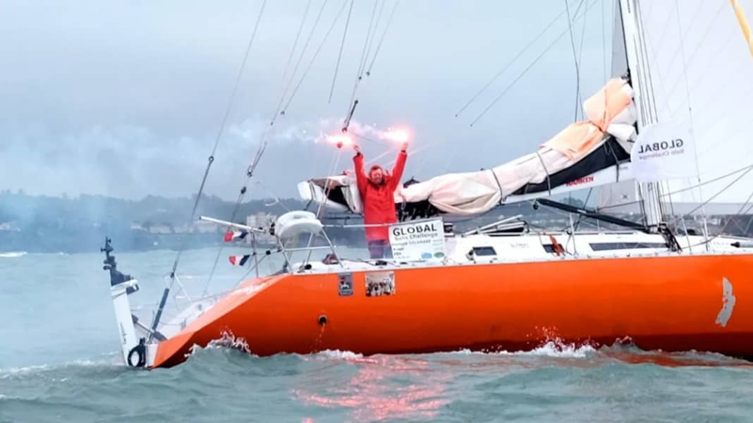 Global Solo Challenge : Philippe Delamare remporte la régate non-stop