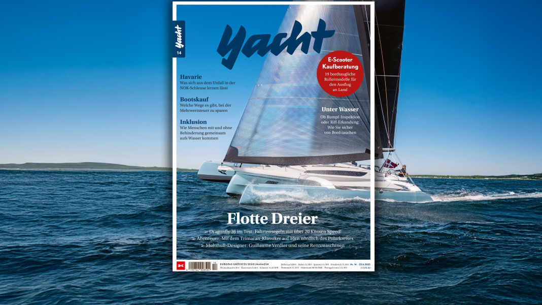 YACHT 14/2025: 3 x 3: Tris zum Reisen und Rasen