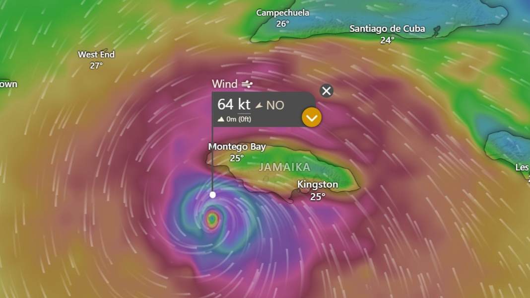 Hurricane: "Melissa" threatens Jamaica with record storm