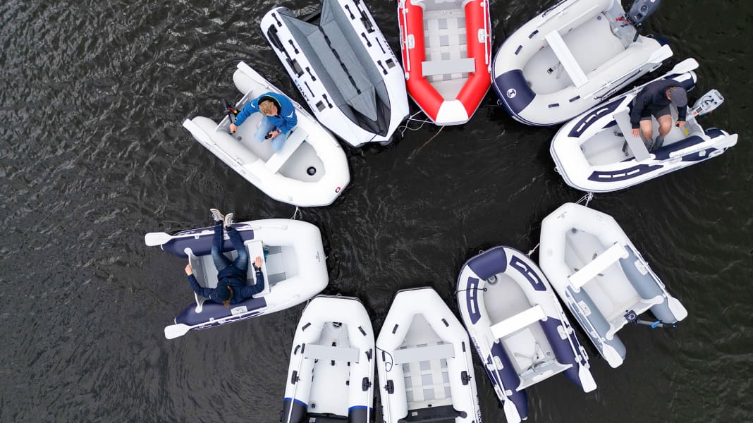 Dinghy test with video: The 10 inflatable boats in detail