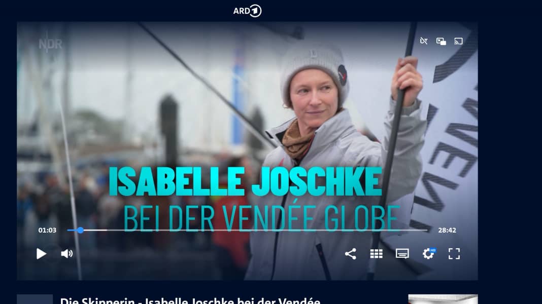 Isabelle Joschke: Portrait of the solo sailor on ARD