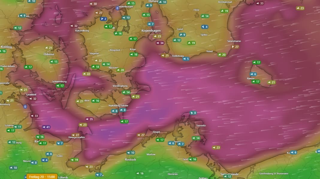 Unwetter: Ostsee-Sturmflut in Anmarsch
