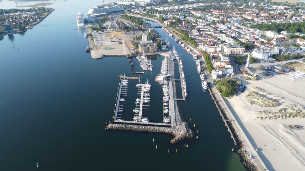 Warnemünde: New marina opens at the Mittelmole
