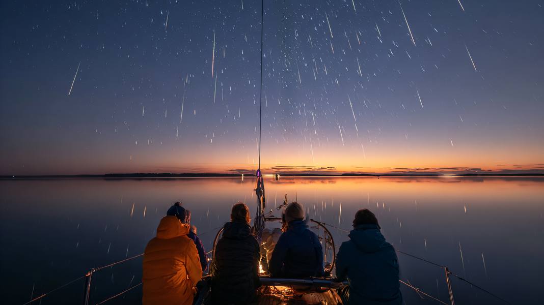 Chasse aux étoiles filantes en bateau : les Perséides et les meilleurs endroits pour les plaisanciers