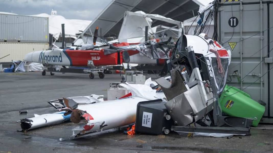 SailGP: Sturm-Schock in Sydney – SailGP-Flotte schwer getroffen