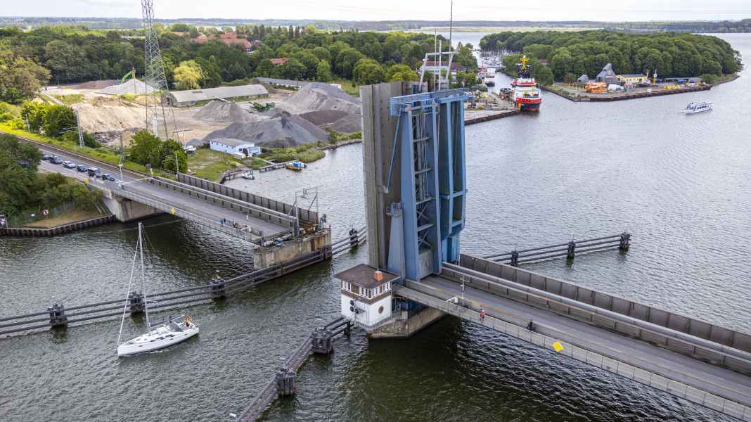 Defective bridge: Ziegelgraben bridge near Rügen no longer opens