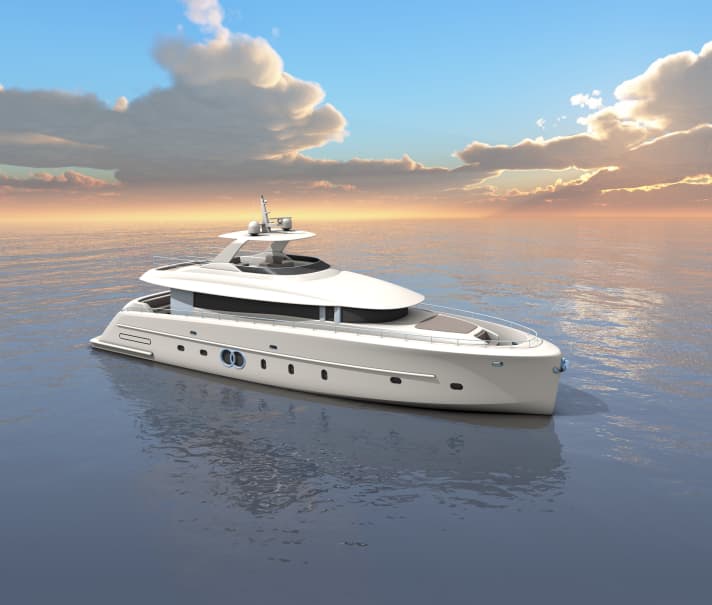 24m Moonen: The compact yacht is to be built. | n.