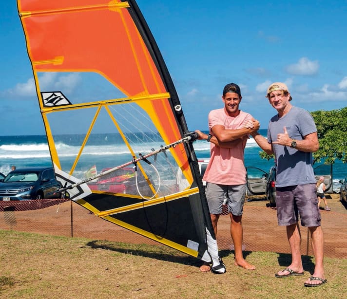 Ricardo Campello und Robby Naish