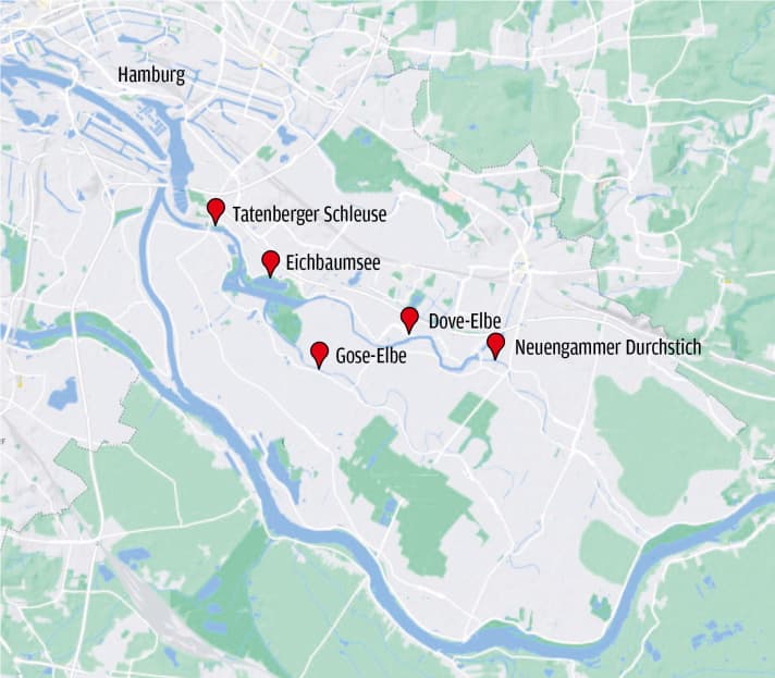 Hier geht’s lang: Geheimtipp Dove-Elbe