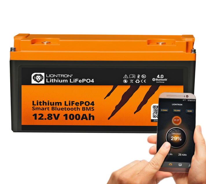   Die Batterien des Herstellers lassen sich per Bluetooth überwachen