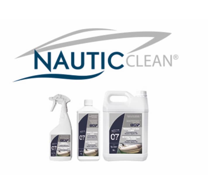   Il set di prova Nauticclean composto da detergente per parabordi, detergente universale e cera express