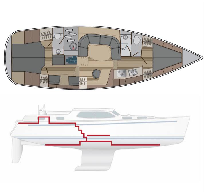 Fissure du Nordship 380 DS