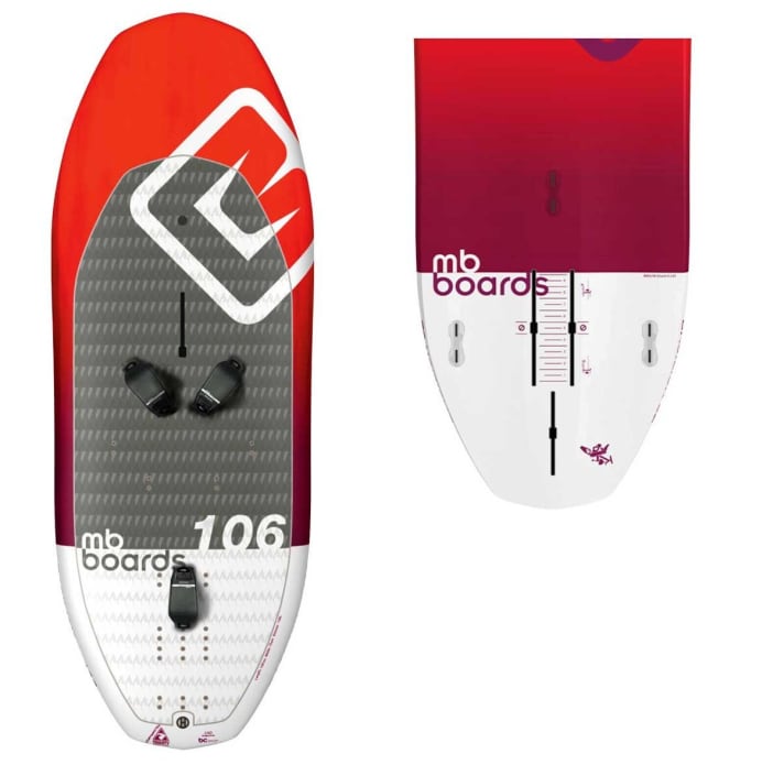 The mb Basilisk is designed for windsurfing as a freestyle wave concept.