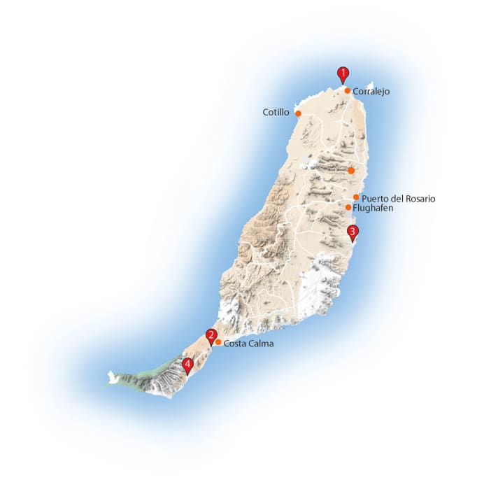 surf/Karte-Fuerteventura