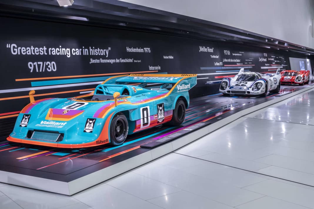 Vom 14. Mai bis zum 15. September wird die Sonderausstellung „50 Jahre Porsche 917 – Colours of Speed“ im Porsche Museum zu sehen sein.