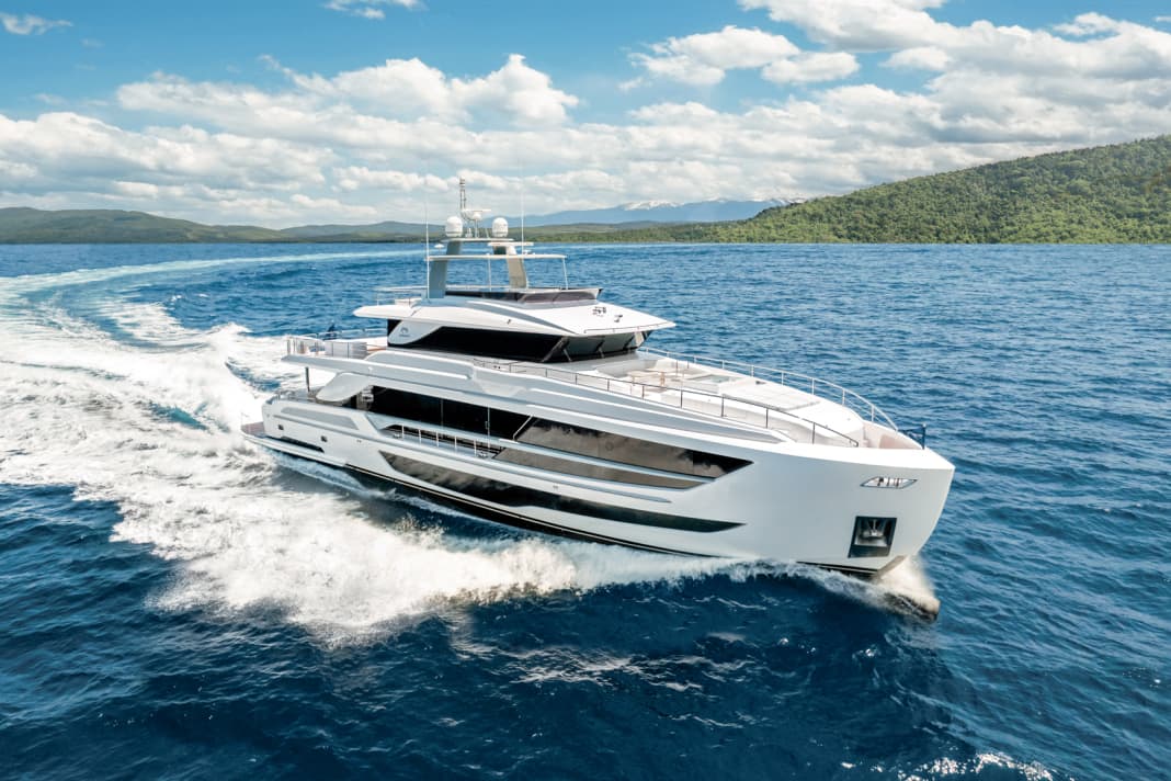 Die "Freedom" gilt als seetüchtige "Bade-Yacht"