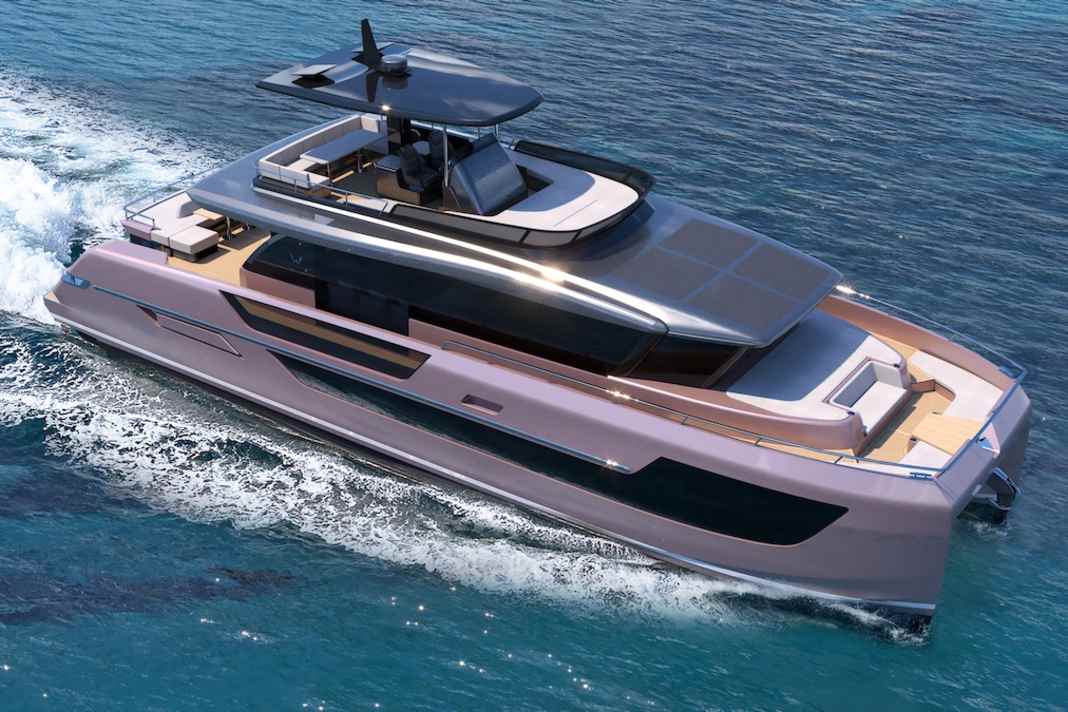 Die Canados Heritage 67' erreicht eine Geschwindigkeit von bis zu 37 Knoten.