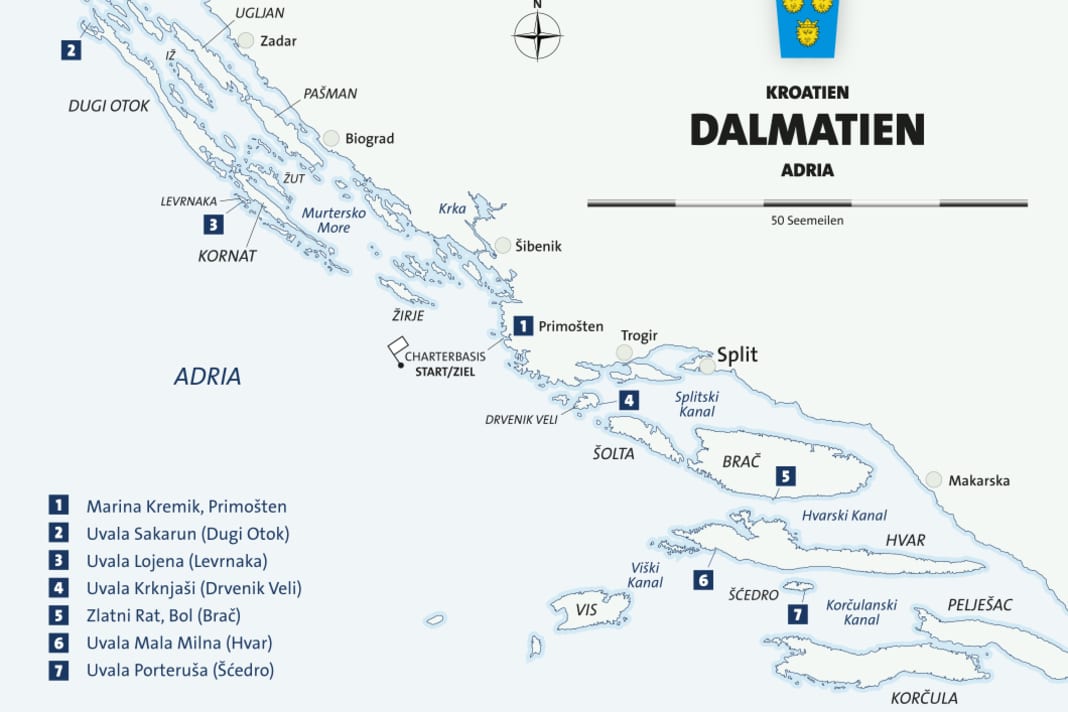 Dalmatia's hidden beaches