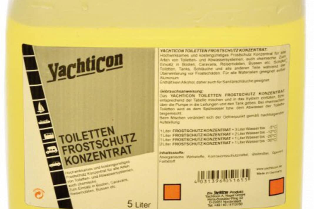 Yachticon Toiletten Frostschutz, ca. 20 Euro/5 Liter