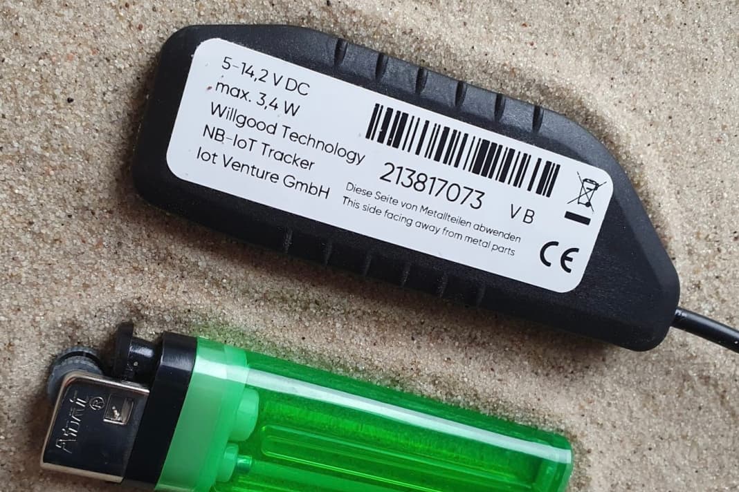 The very small device can be easily attached to ...