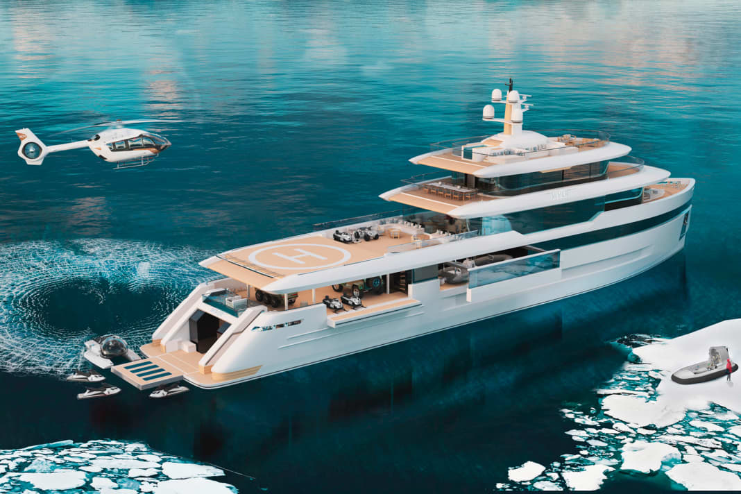 The 60-metre explorer still copes well with 40-centimetre-thick ice floes