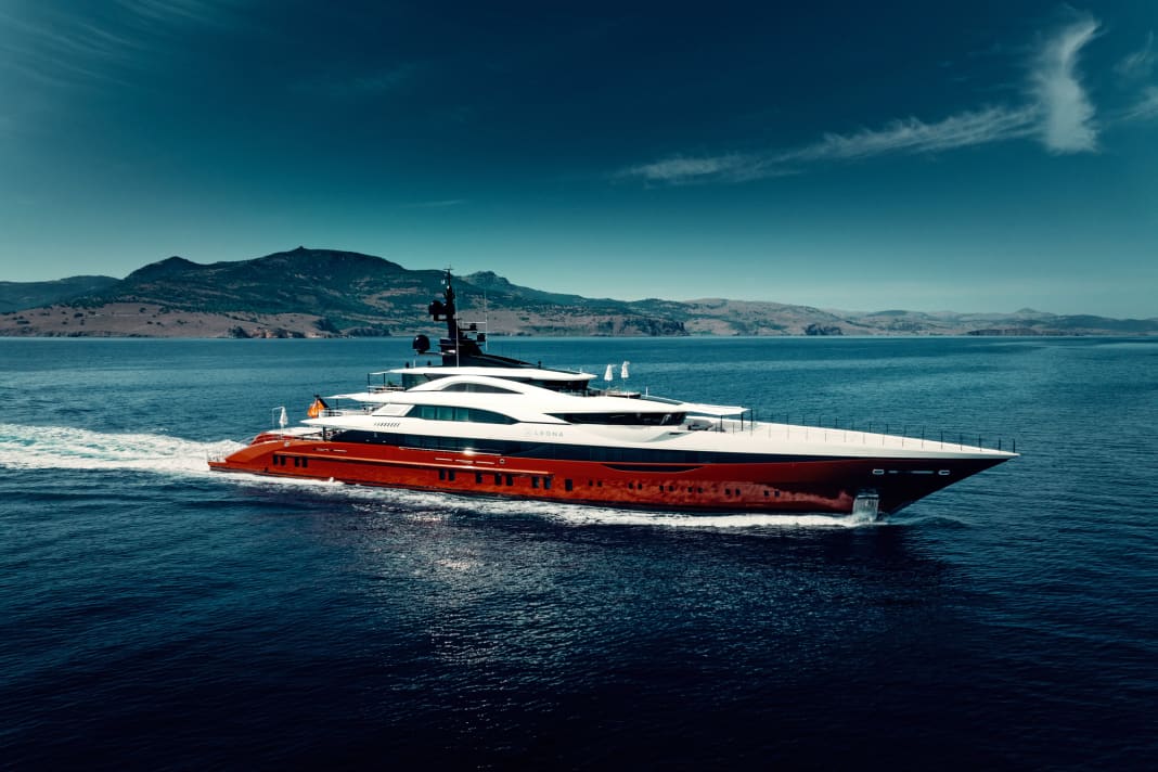 Erfolgskurs: „Leona“ ist die Nummer zwei der 263er- Serie von Bilgin Yachts. Die Linien des Stahl-Alu-Baus zeichnete Unique Yacht Design. Im Plan stehen 19 Knoten Maximalgeschwindigkeit