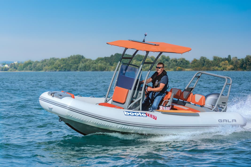 Eigenschaften der Gala Viking 580: solide Konstruktion, gute Fahreigenschaften und Seegängigkeit