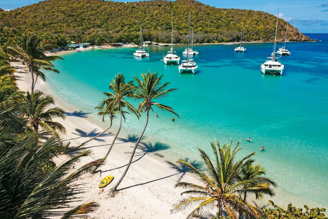 Salt Whistle Bay on the island of Mayreau in the Grenadines is one of those unforgettable spots in the Caribbean