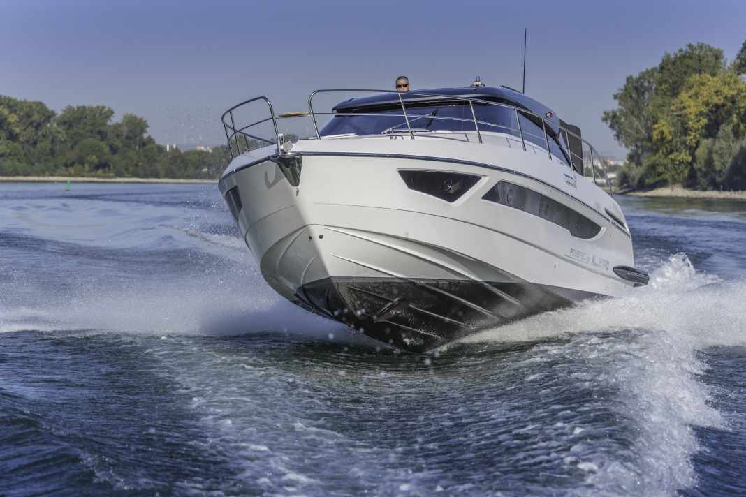 The test area was the Rhine near Worms