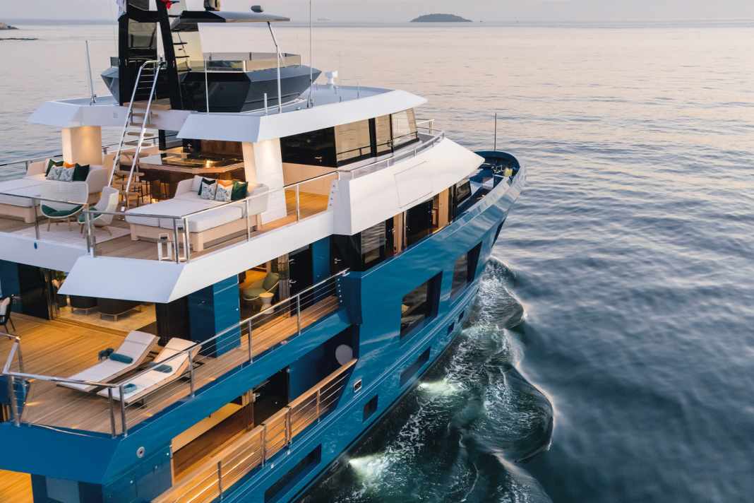 The Explorer can be chartered for 270,000 euros per week