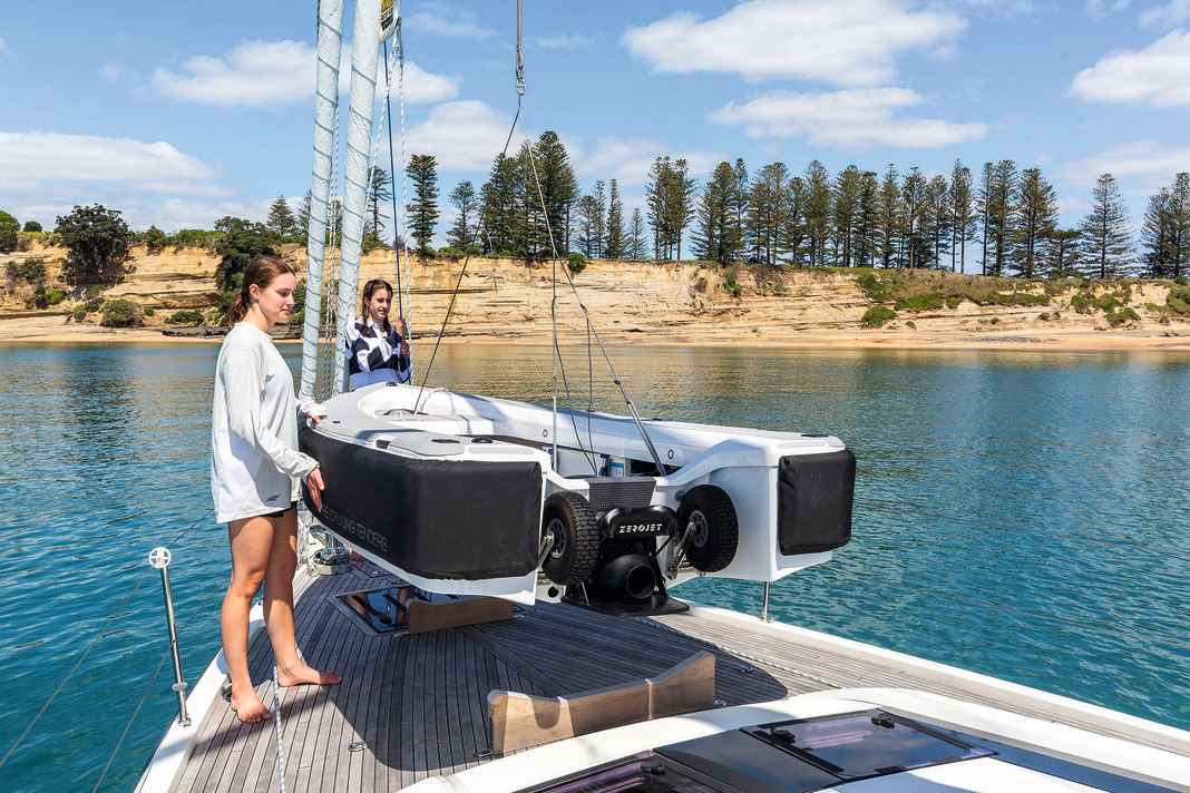 Slim system: The E-Waterjet has a shallow draught and can be easily retrofitted.