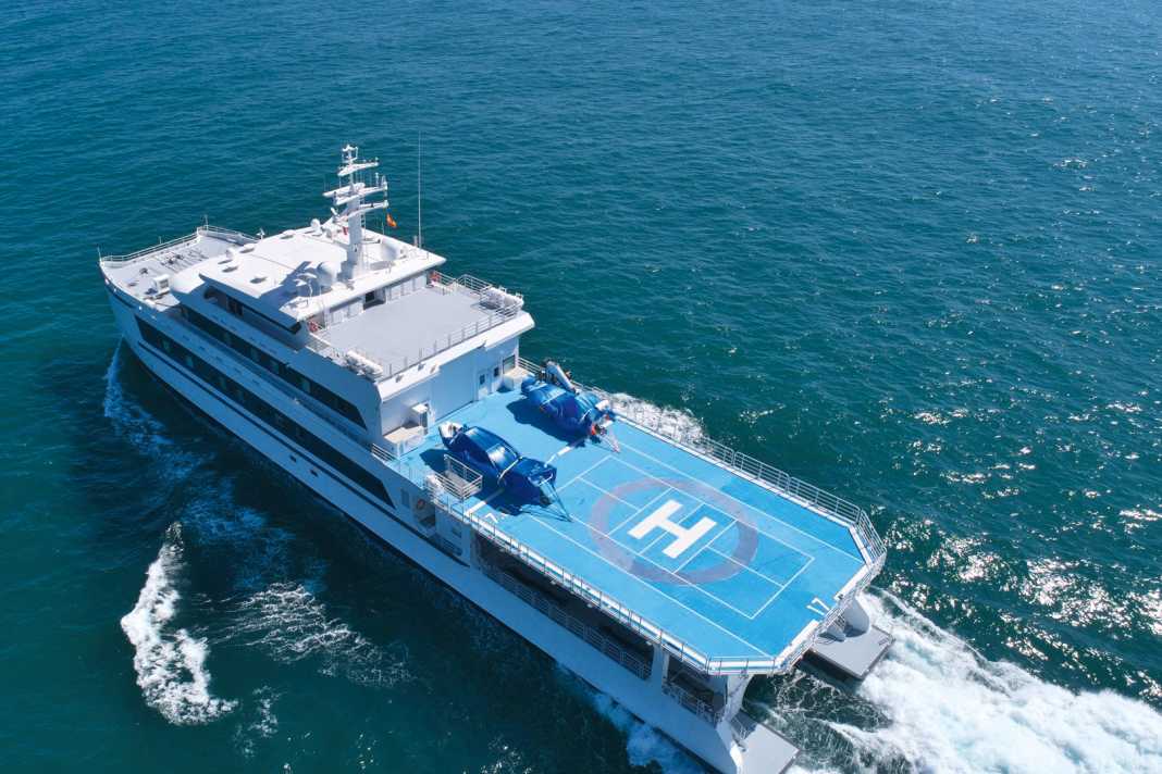 Supportyacht „Wayfinder“