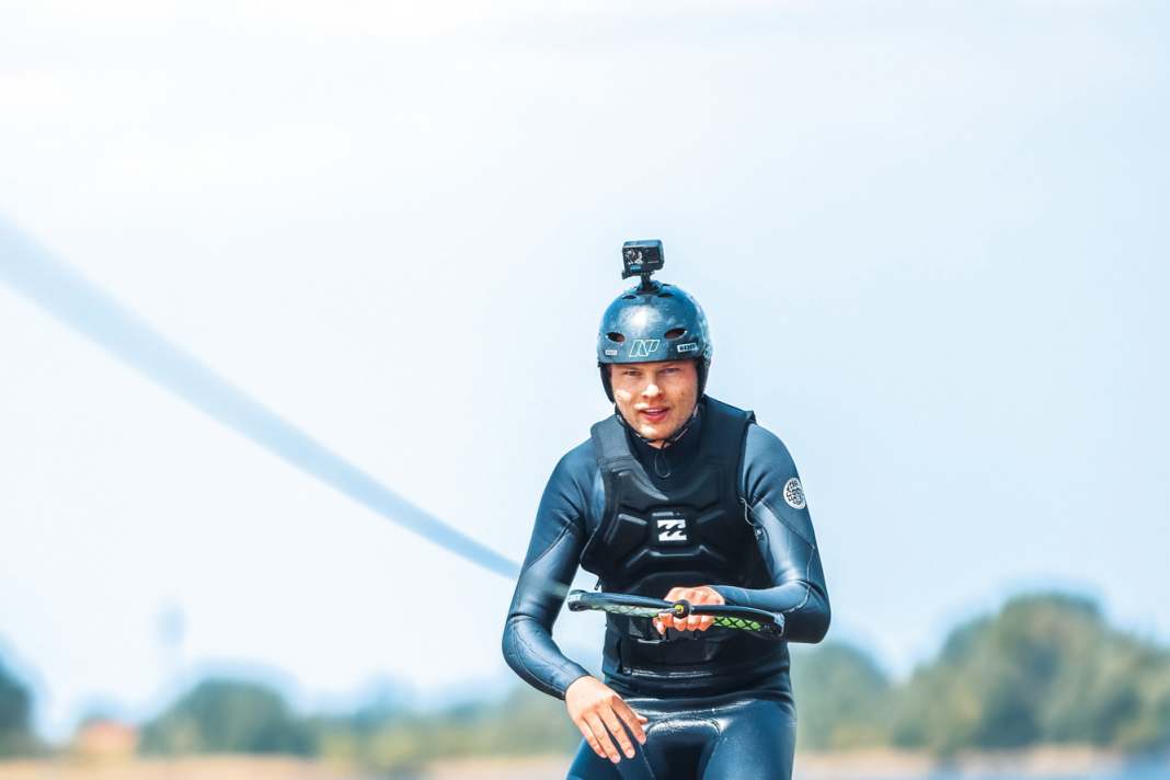 Flying can initially be practised on your knees