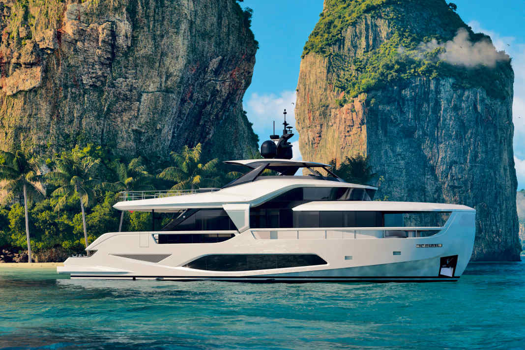 Die Ferretti-Gruppe legt mit der Infynito 80 eine kleinere Version von Ferretti Yachts’ Erfolgskonzept nach