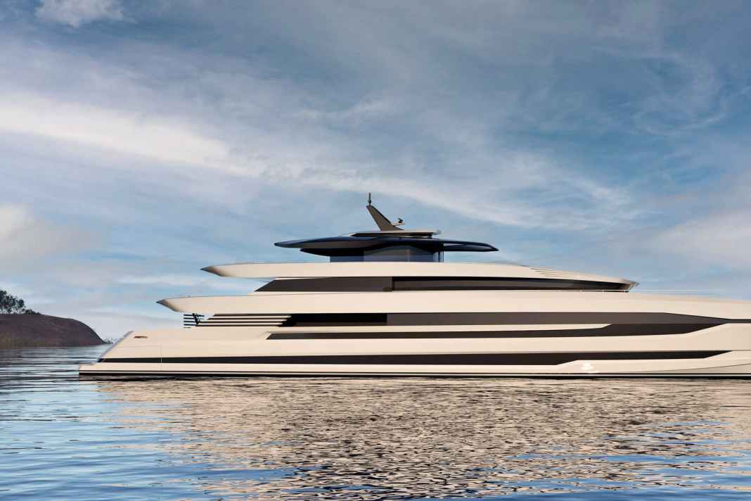 Saturno: The 57 metres are in the middle of Cantieri di Pisa's new series in terms of length