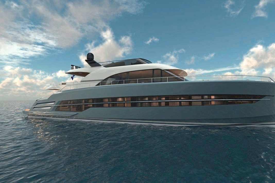 Winter garden: The 26 metre long St. Barth is designed for families and groups of friends.