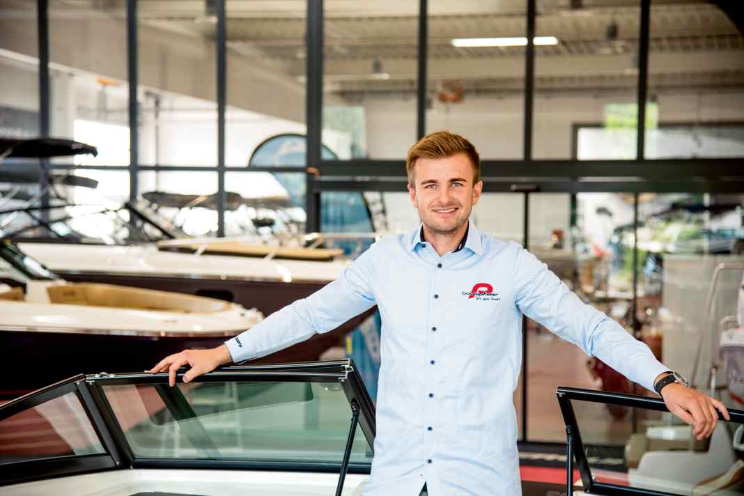 Dennis Pfister erbte seine Liebe zu schnellen Booten von Vater Joachim und Großvater Edgar.