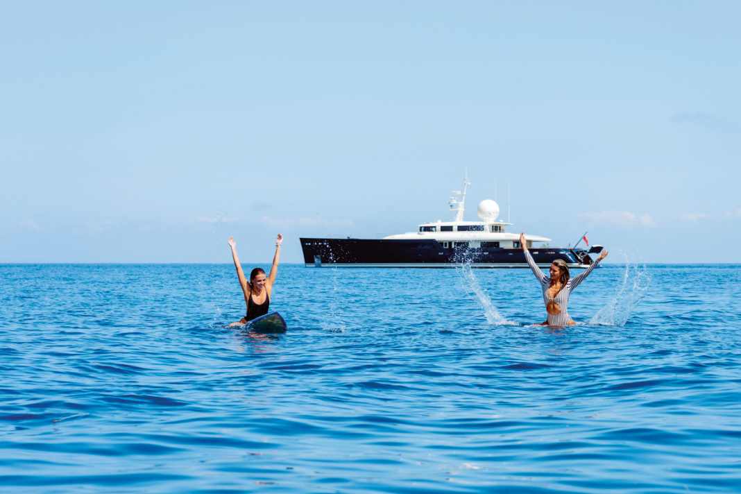 Wasserspaß: Die Perini Navi hat für zwölf Gäste alles parat, was im Wasser Spaß macht.