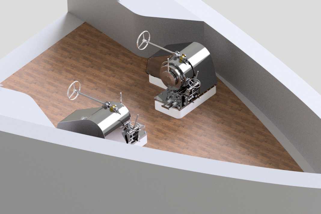 Muir's mega winches are even more compact, ...