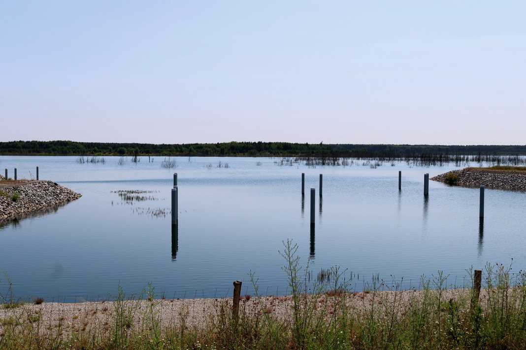 Un nouveau port est en train de voir le jour dans la baie de Sedlitz.